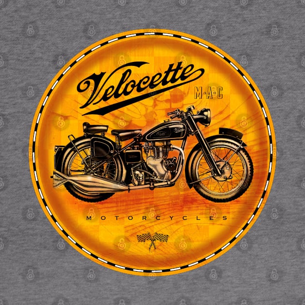 Velocette (amber) by Midcenturydave